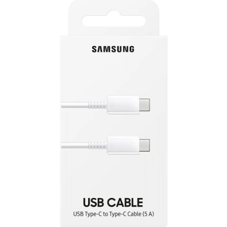 Cavo Samsung EP-DN975BWE USB-C a USB-C Bianco 5A 1 mt