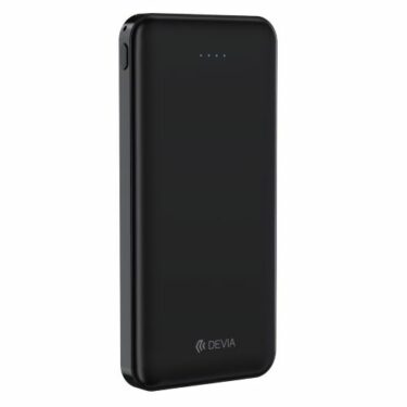 Power Bank Devia Kintone 10.000mAh 2 uscite 2.1A con protezione Nero