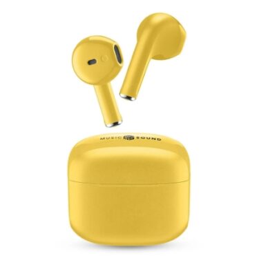 Auricolari Bluetooth Music Sound Swag Giallo