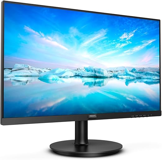 Monitor Philips 222V8LA/00 21.5″ 16:9 Full HD 240cdm 4ms VGA/DP/HDMI Multimediale Black