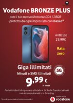 Vodafone Giga Illimitati+Motorola G04 a €9.99