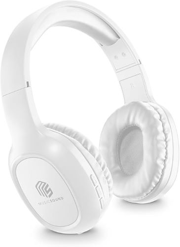 Cuffie Bluetooth Music Sound Basic White