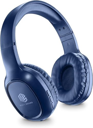 Cuffie Bluetooth Music Sound Basic Blue